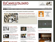 Tablet Screenshot of elcanillita.info